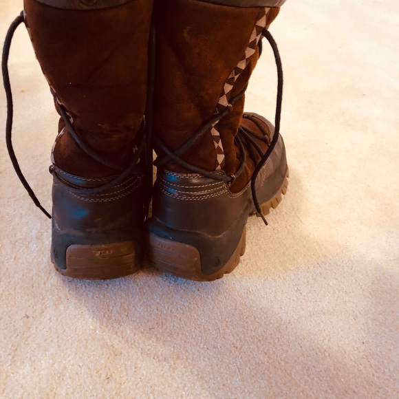 Super warm all leather/Suede and soft lined boots-size 61/2 to 7 - Picture 5 of 8